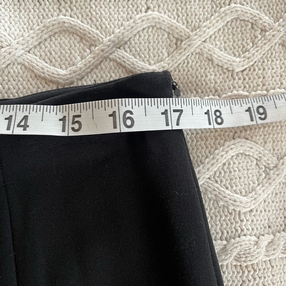 Sunny Leigh Elegant Black Patterned Mid-Length Skirt Women’s Size 14 - Picture 12 of 16